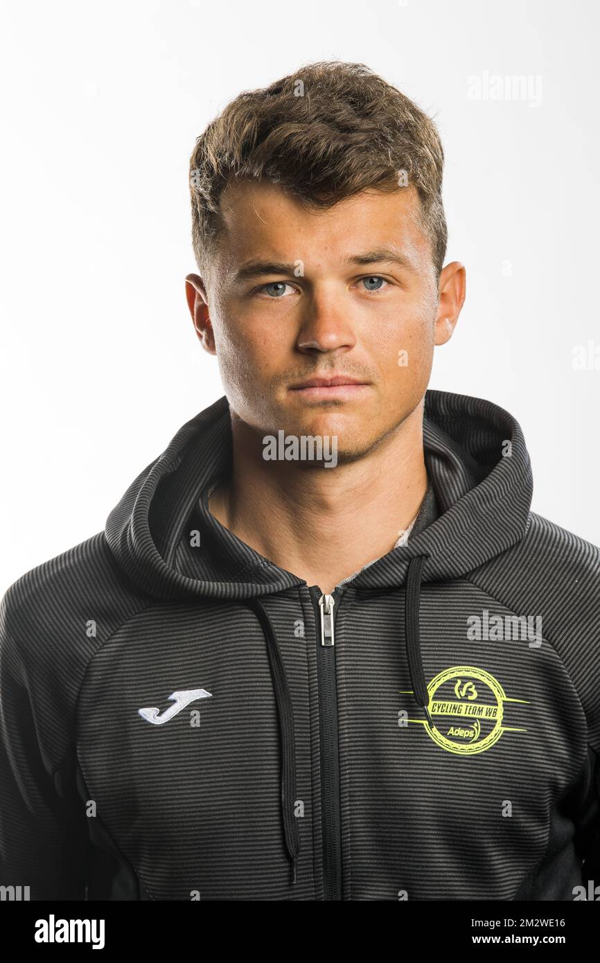Latvian Emils Liepins of Wallonie-Bruxelles poses for the photographer ...