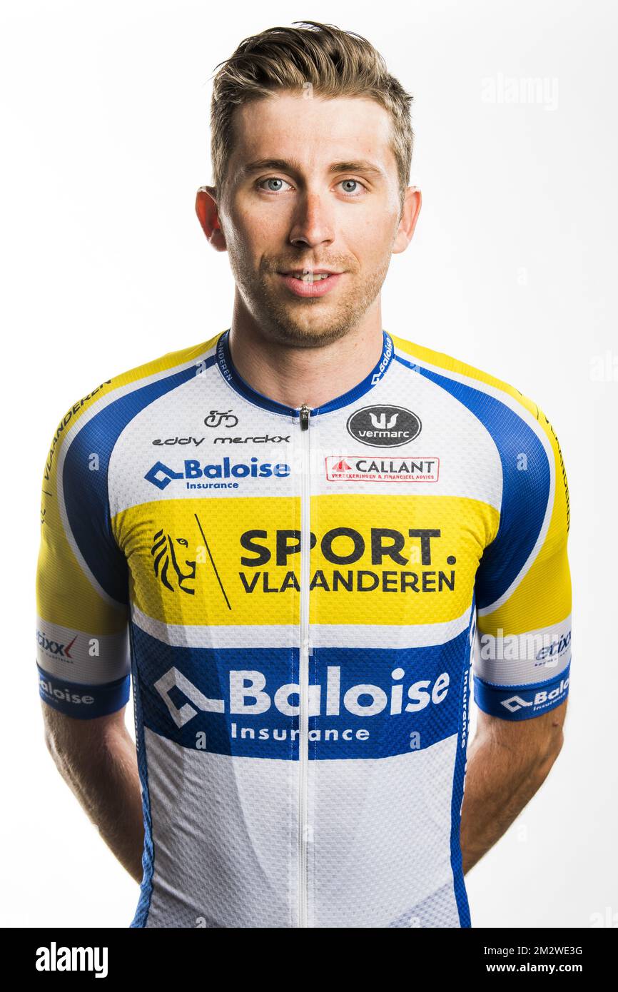 Belgian Amaury Capiot Of Sport Vlaanderen-Baloise Poses For The