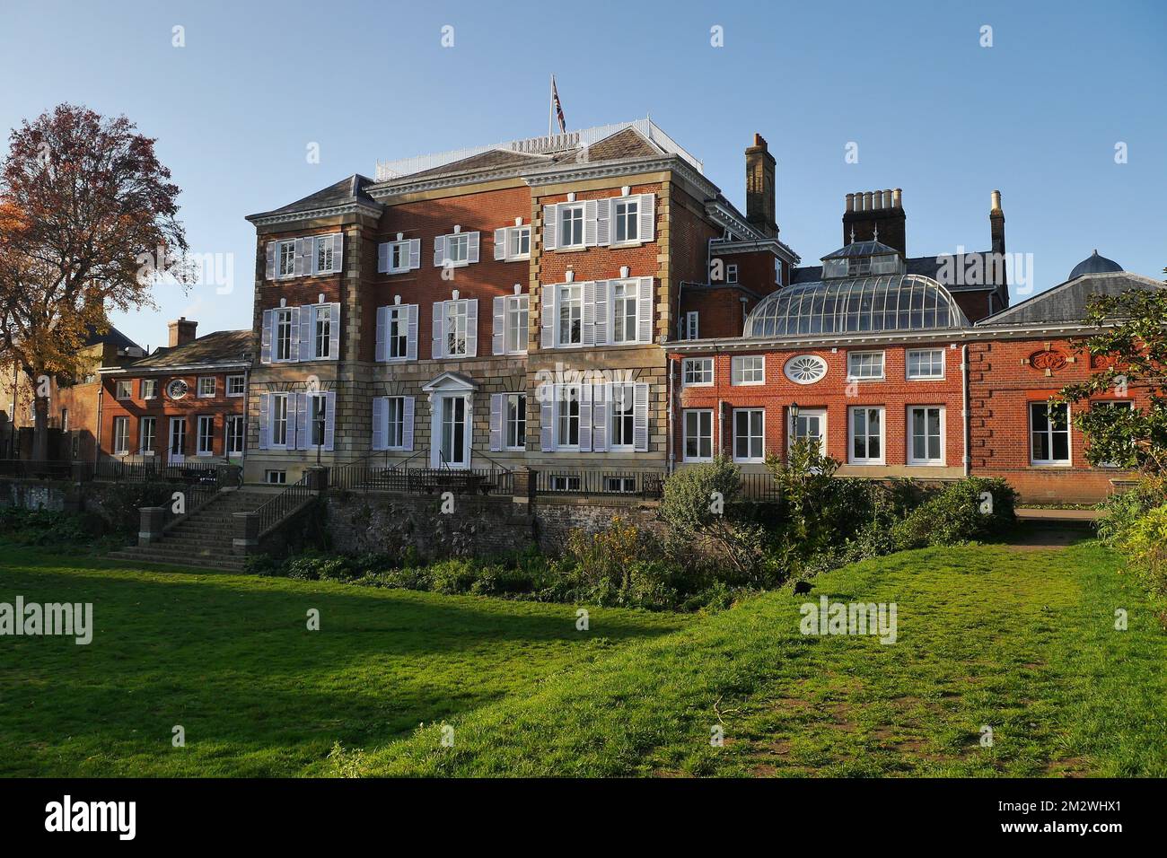 York House is a historic stately home in Twickenham, England, Stock Photo