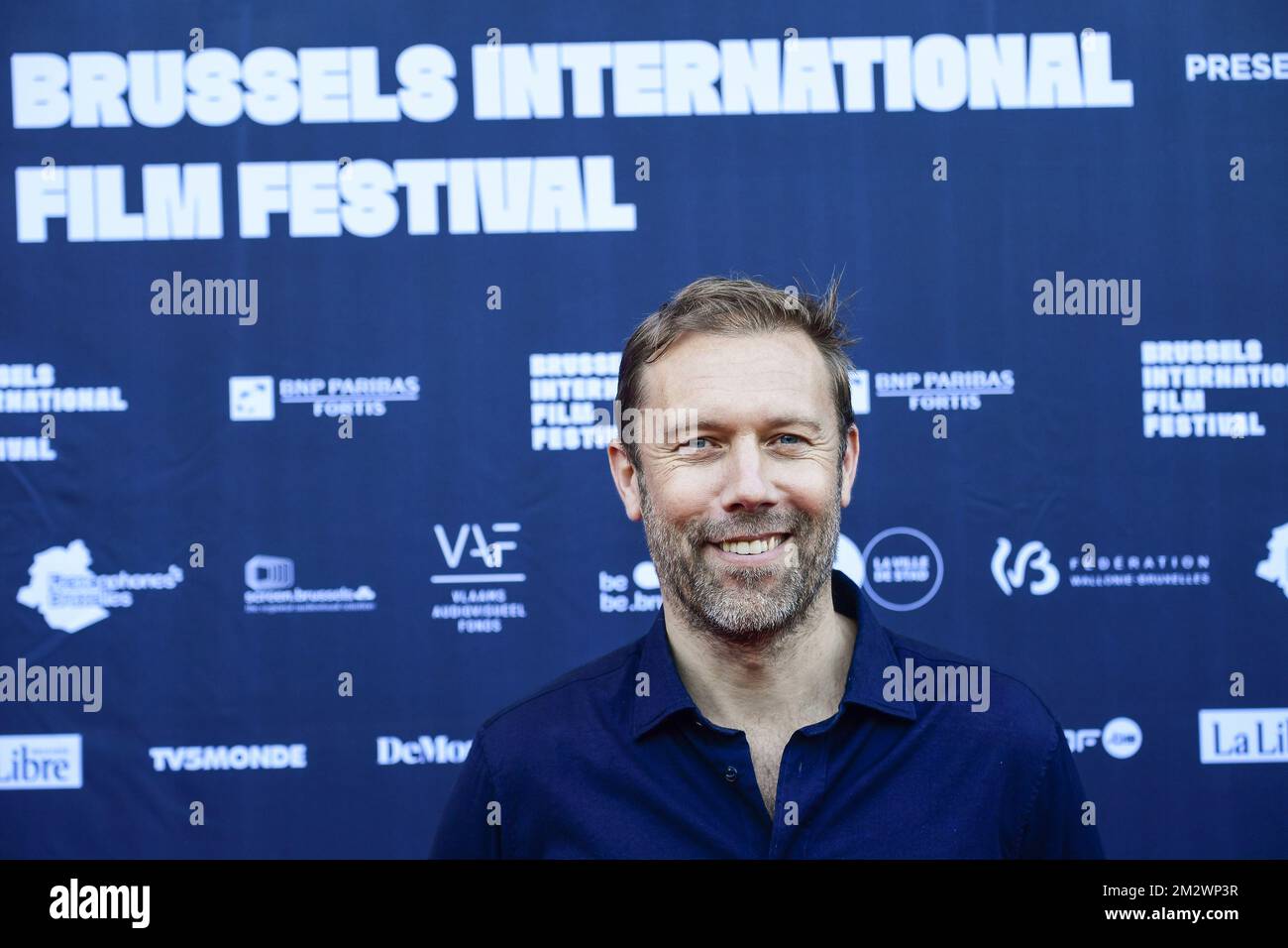 BRIFF jury member Jakob Cedergren pictured on the red carpet on the opening night of the 'Brussels International Film Festival' (Briff), Thursday 20 June 2019 in Brussels. BELGA PHOTO LAURIE DIEFFEMBACQ Stock Photo