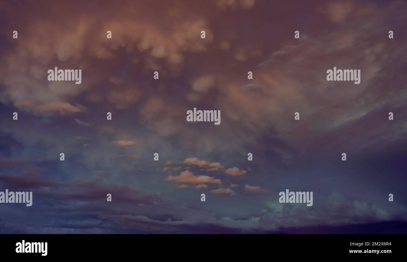 Dramatic cloudy night sky hi-res stock photography and images - Alamy