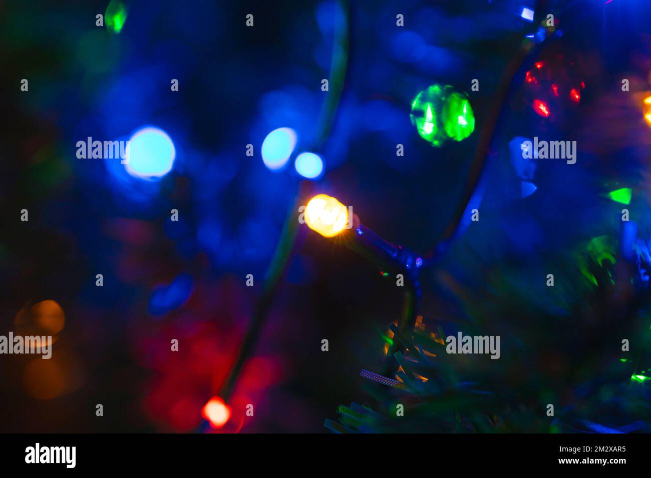 Blurred glowing spots blue hi-res stock photography and images - Alamy