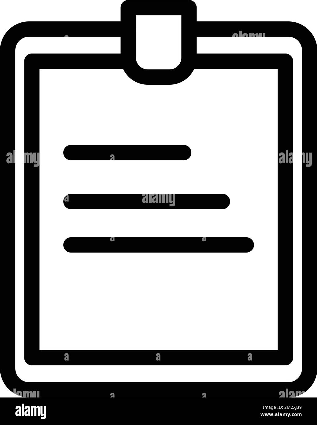 Job Description Vector Illustration Line Icon Design Stock Vector