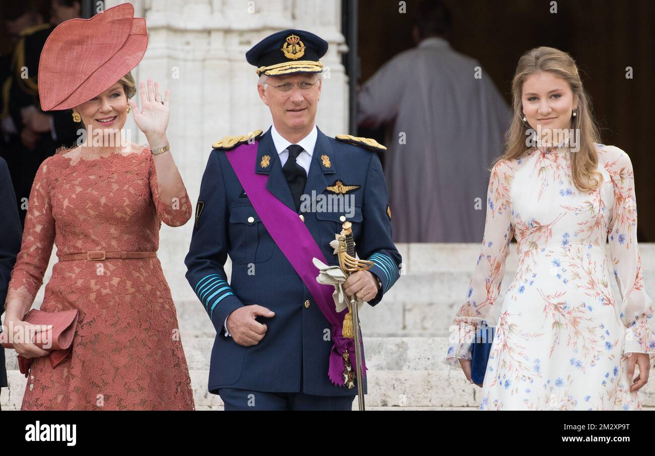 Queen Mathilde, King Philippe - Filip and Crown Princess Elisabeth of ...