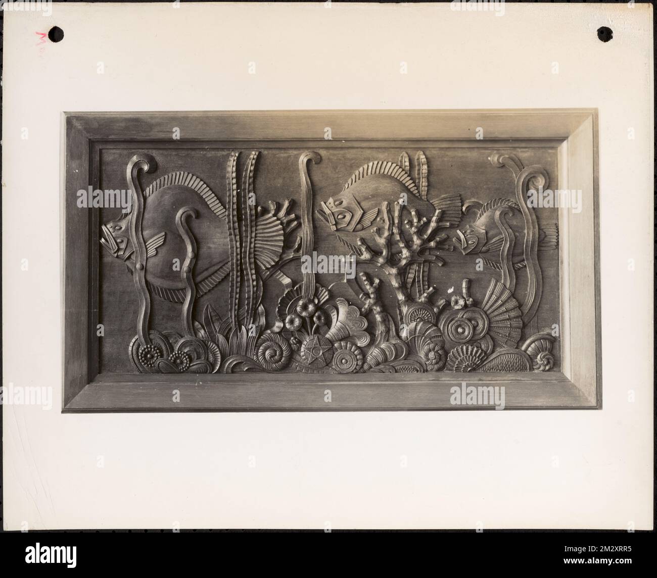 Fish panel , Fish. The Massachusetts WPA Federal Art Project Photograph