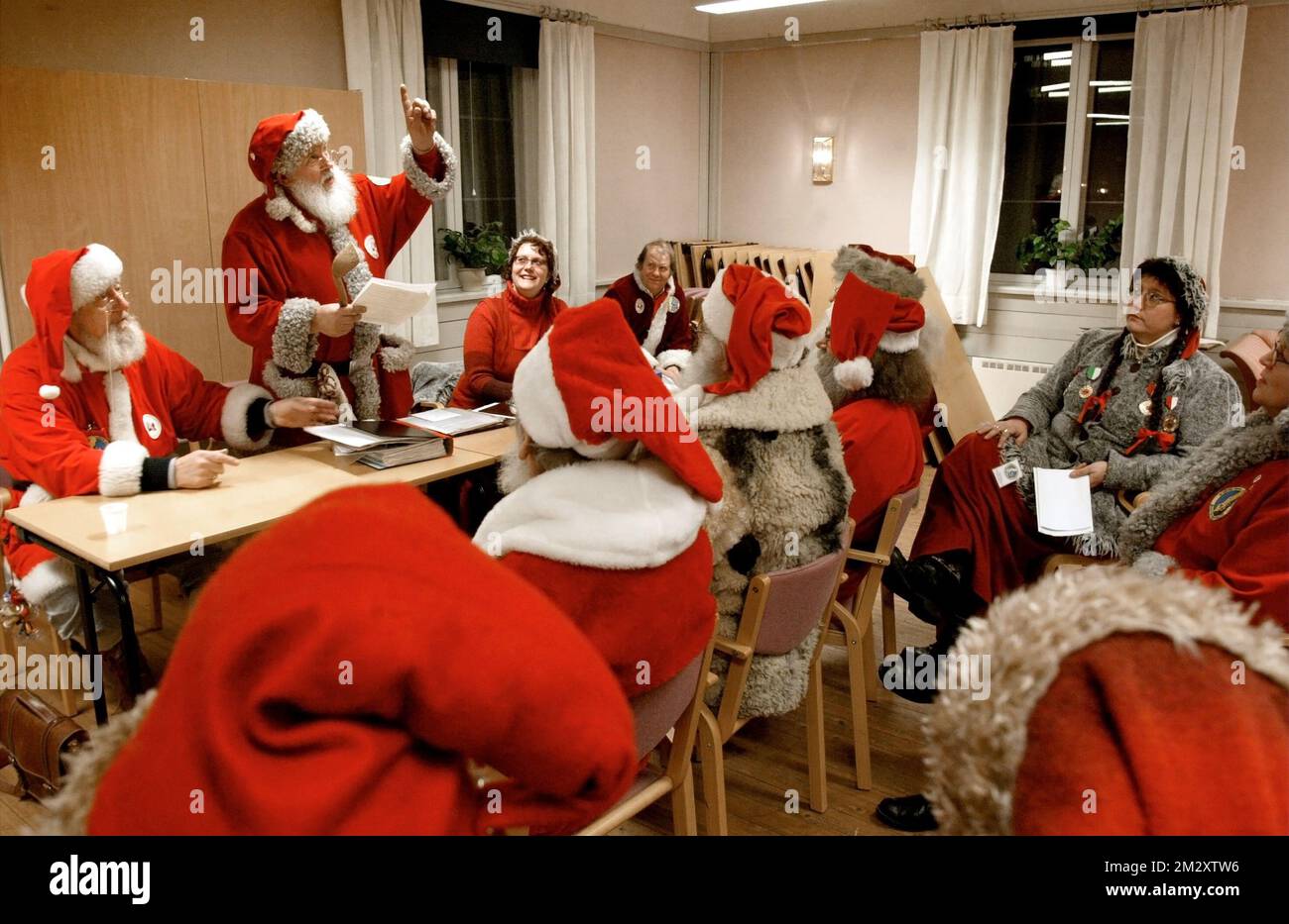 Santa Claus conference, at Sätra Brunn, Sweden Stock Photo Alamy
