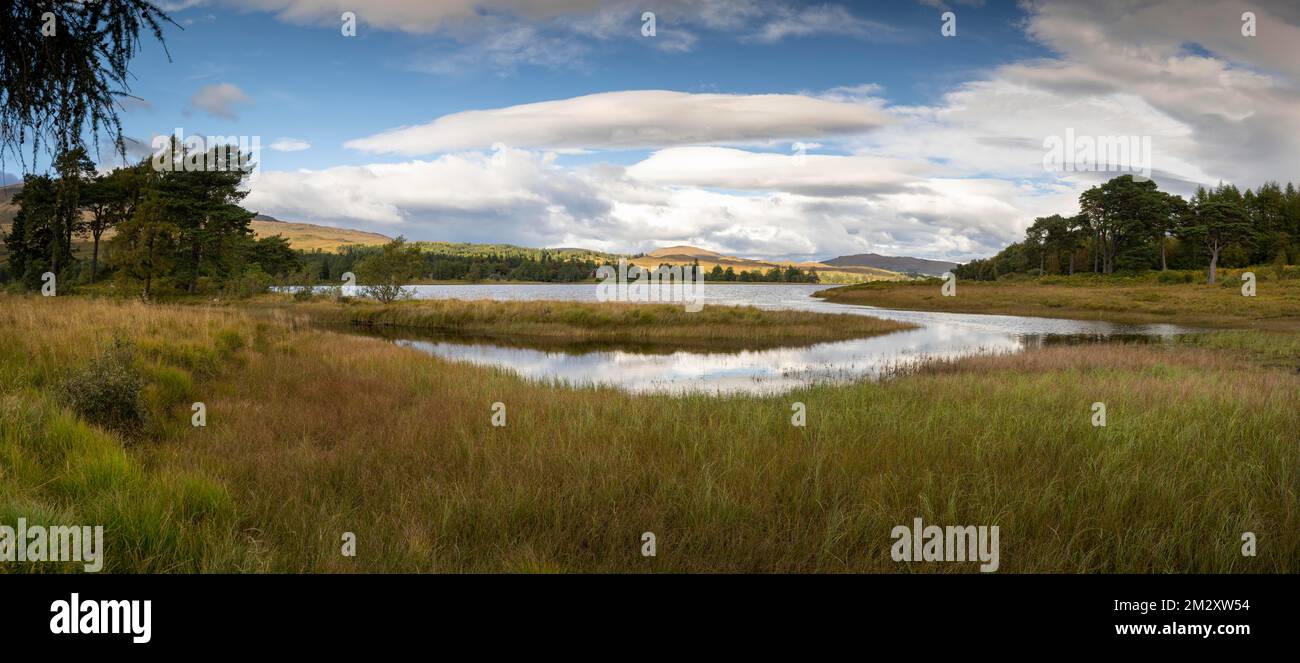Loch Tulla, Glen Coe Valley, Highlands, Highland, Scotland, United Kingdom Stock Photo