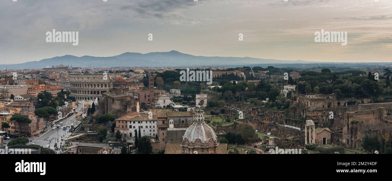 Rome, Italy The Roman Forum, Latin Forum Romanum, Italian Foro