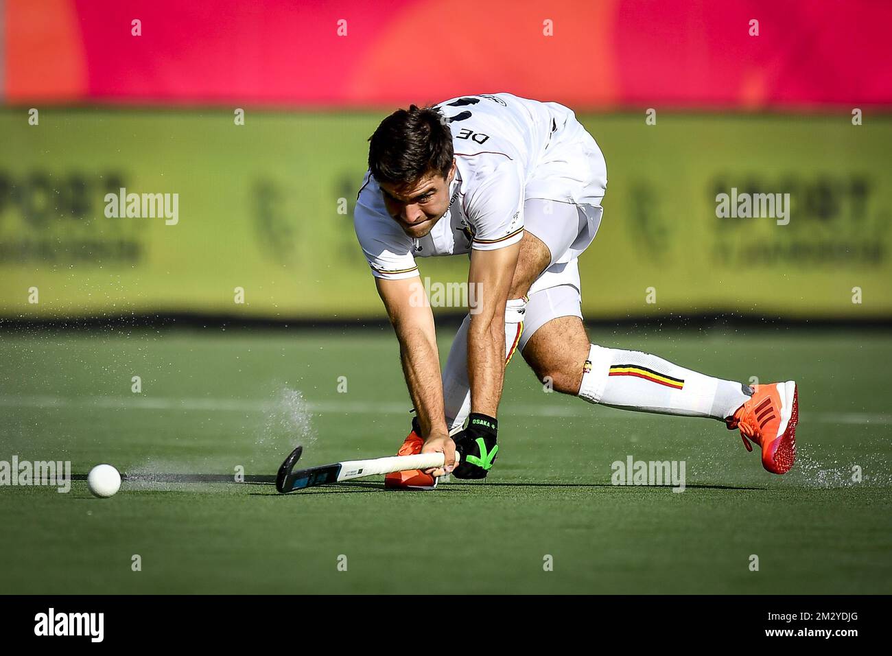 Belgium's Nicolas De Kerpel pictured in action during a hockey game