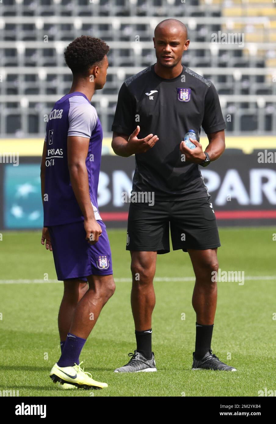 Anderlecht's Amir Murillo, Anderlecht's Killian Sardella and