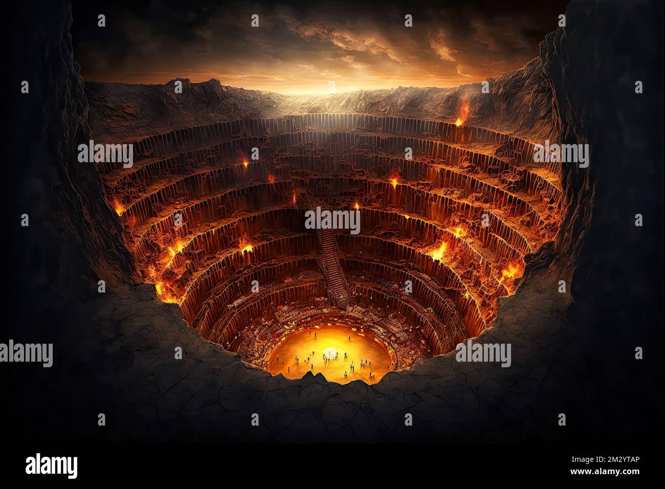 Dante inferno hell hi-res stock photography and images - Alamy