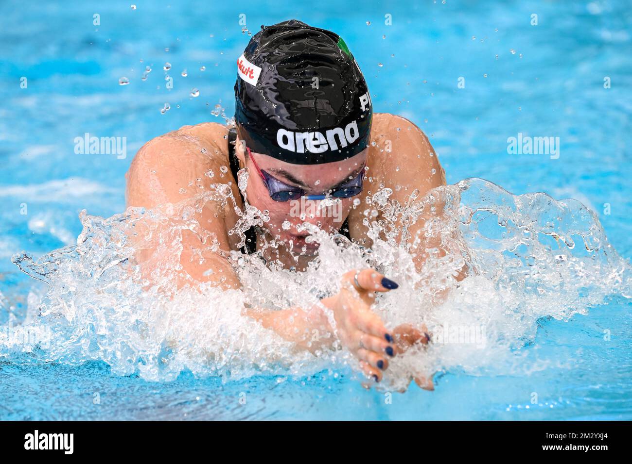 Benedetta Pilato of Italy competes in the 100m Breaststroke Women Heats during the FINA Swimming