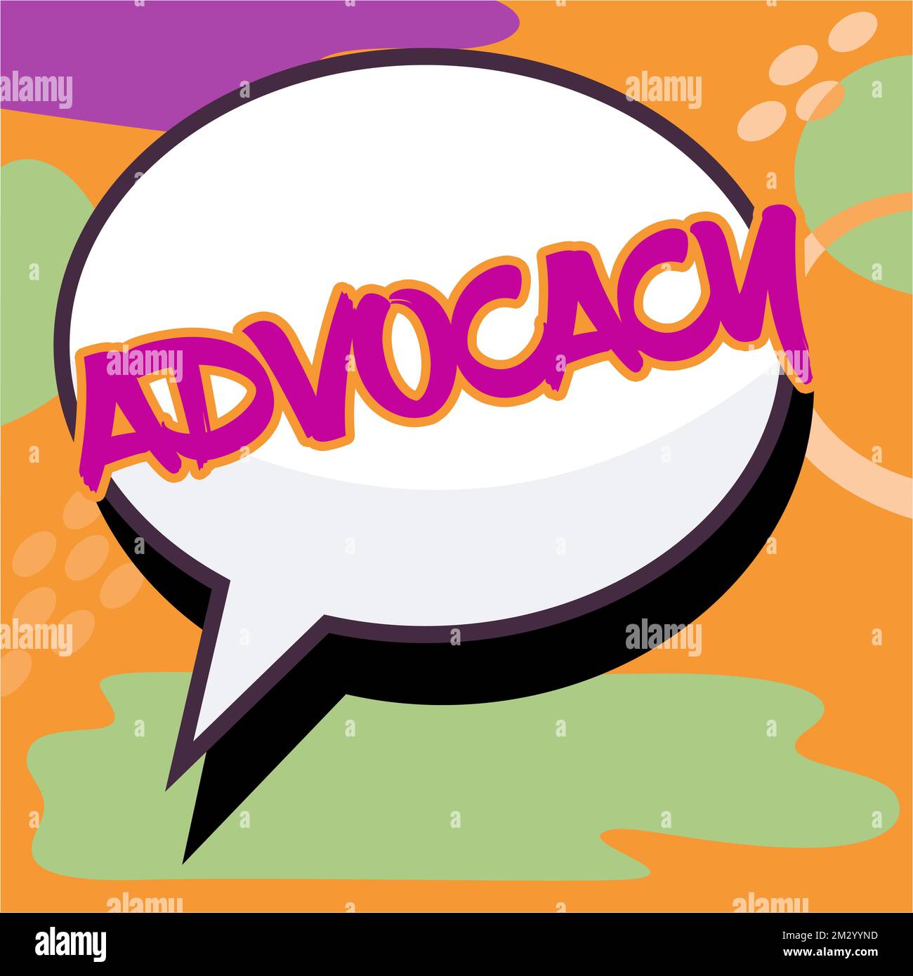 Handwriting text Advocacy. Business concept Profession of legal ...