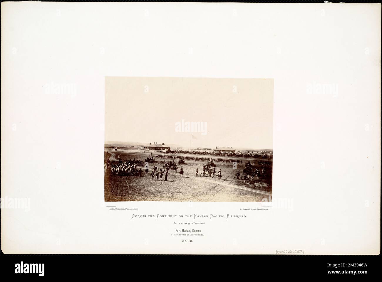 Fort Harker, Kansas, 218 miles west of Missouri River. , Forts