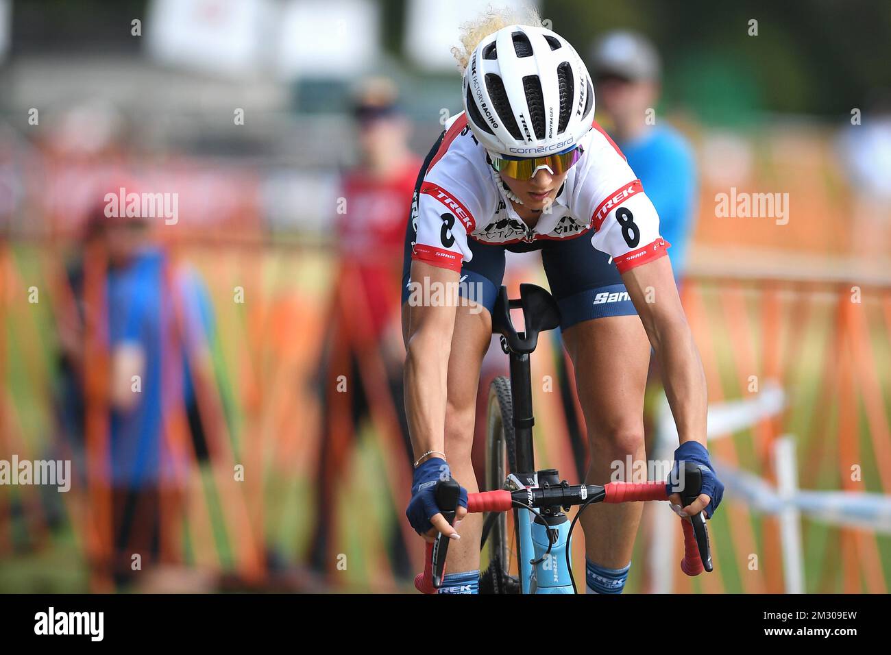 Swiss Jolanda Neff pictured in action during the women elite race at