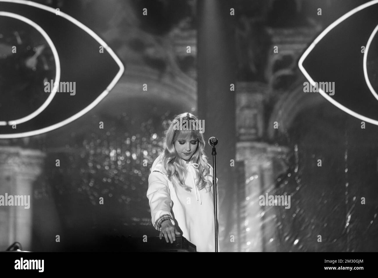 Angèle singer Black and White Stock Photos & Images Alamy