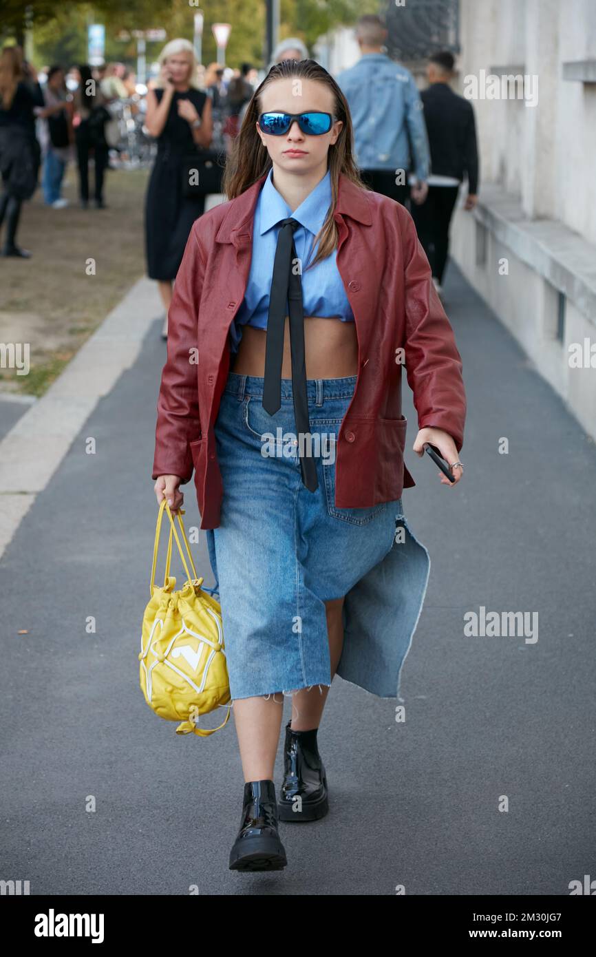Burgundy skirt hi res stock photography and images Alamy