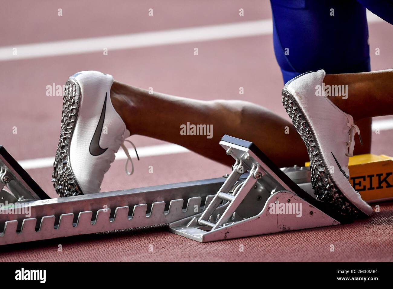 Men 400 Meter Racing US' Michael Norman Jr. pictured in action during the heat of the Men ...