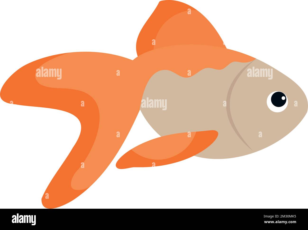 goldfish icon isolated Stock Vector Image & Art - Alamy
