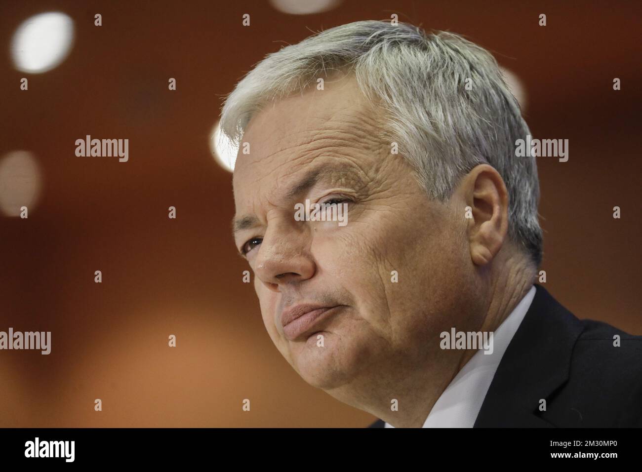 Didier Reynders pictured during the hearing for candidate commissioners, at  the European Parliament in Brussels, Wednesday 02 October 2019. The men and  women picked as commissionner to run the EU for the