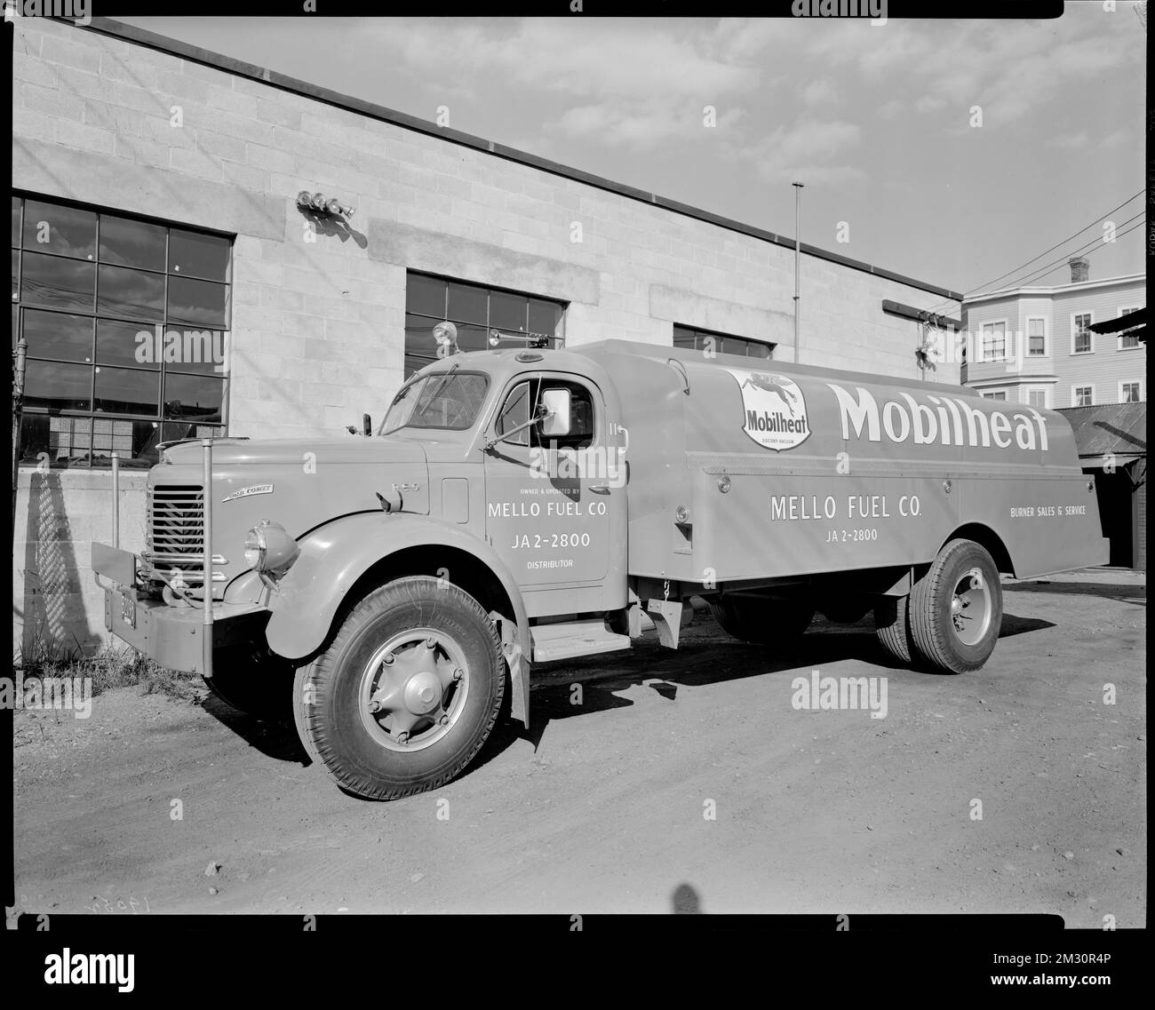 Trucks fuel Black and White Stock Photos & Images Alamy