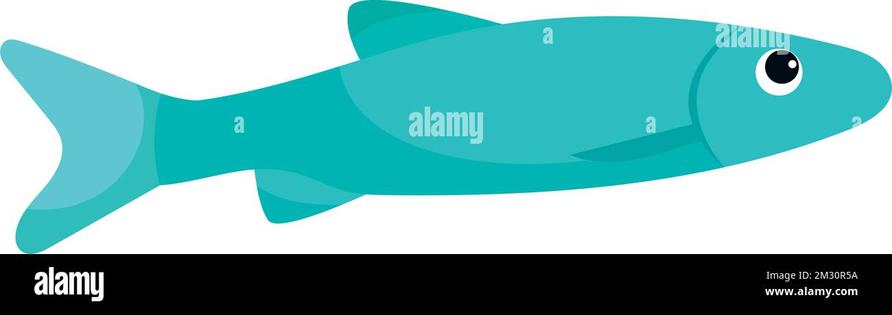 fish icon flat Stock Vector Image & Art - Alamy