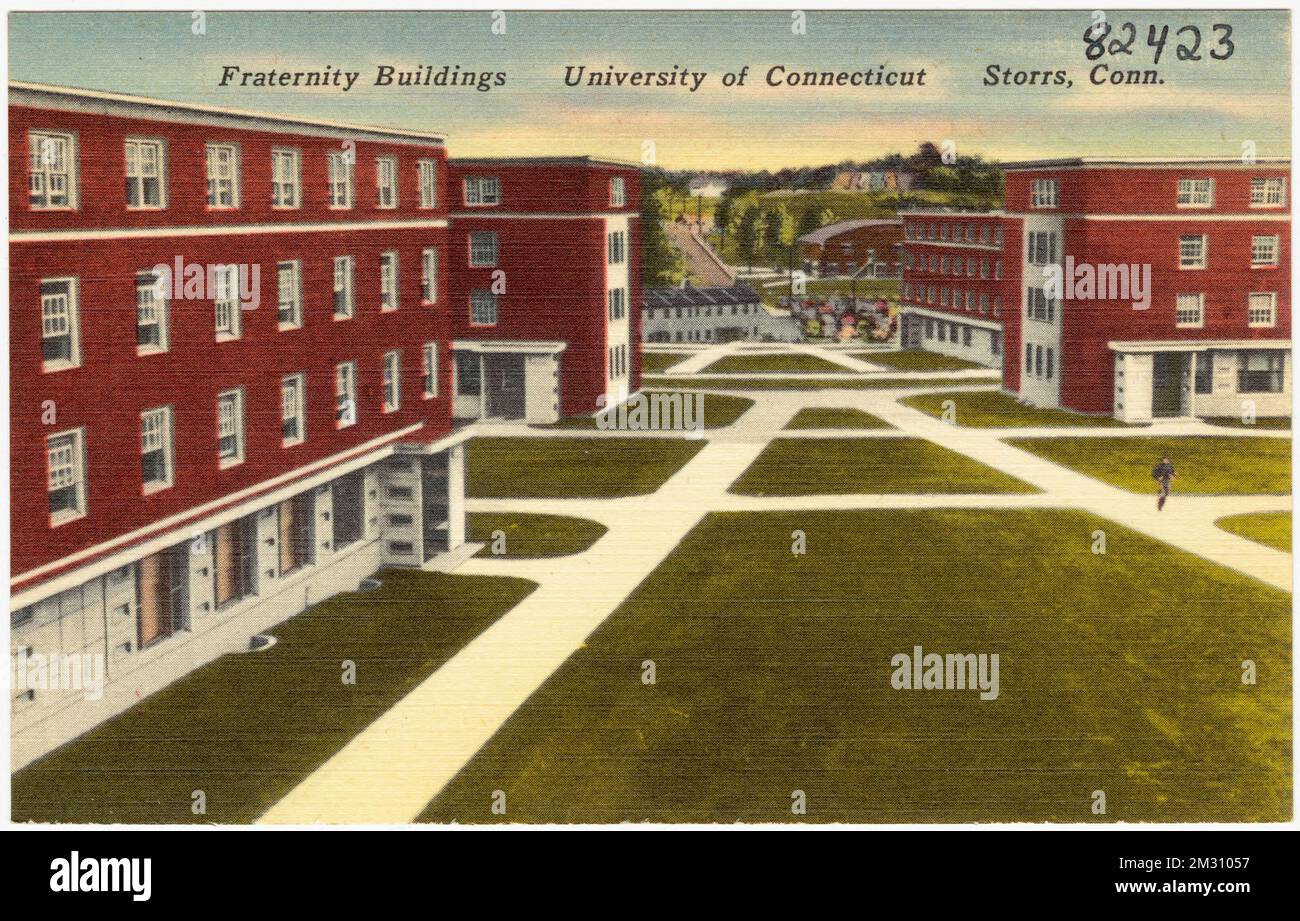 Fraternity Buildings, University of Connecticut, Storrs, Conn