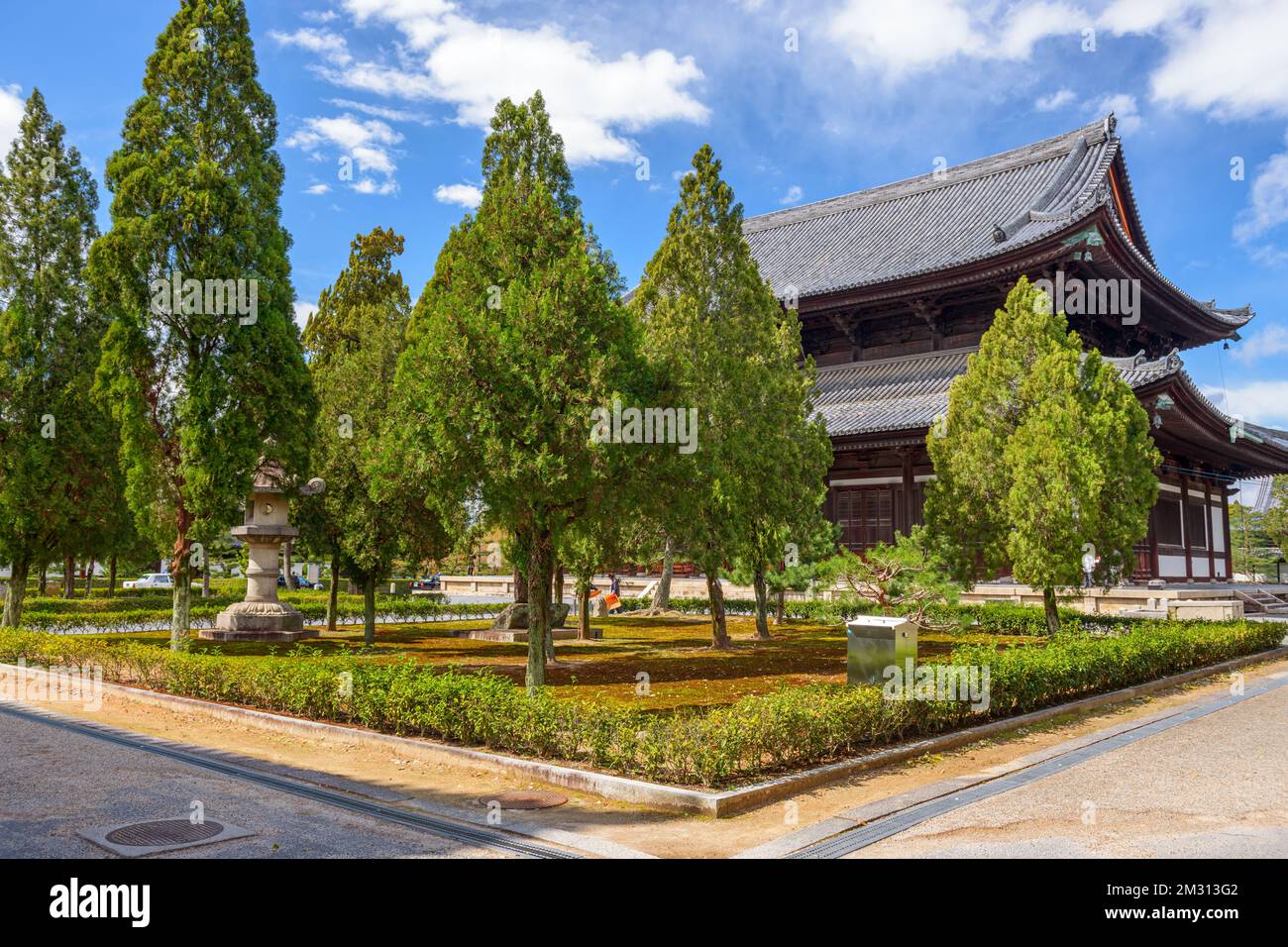 Kyoto, Japan buildings on the grounds of Tofuku-ji Temple. Stock Photo