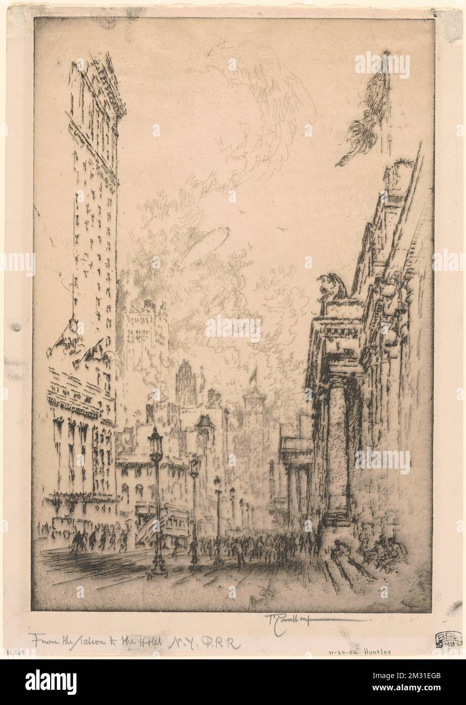 From the station to the hotel Pennsylvania Railroad, Philadelphia