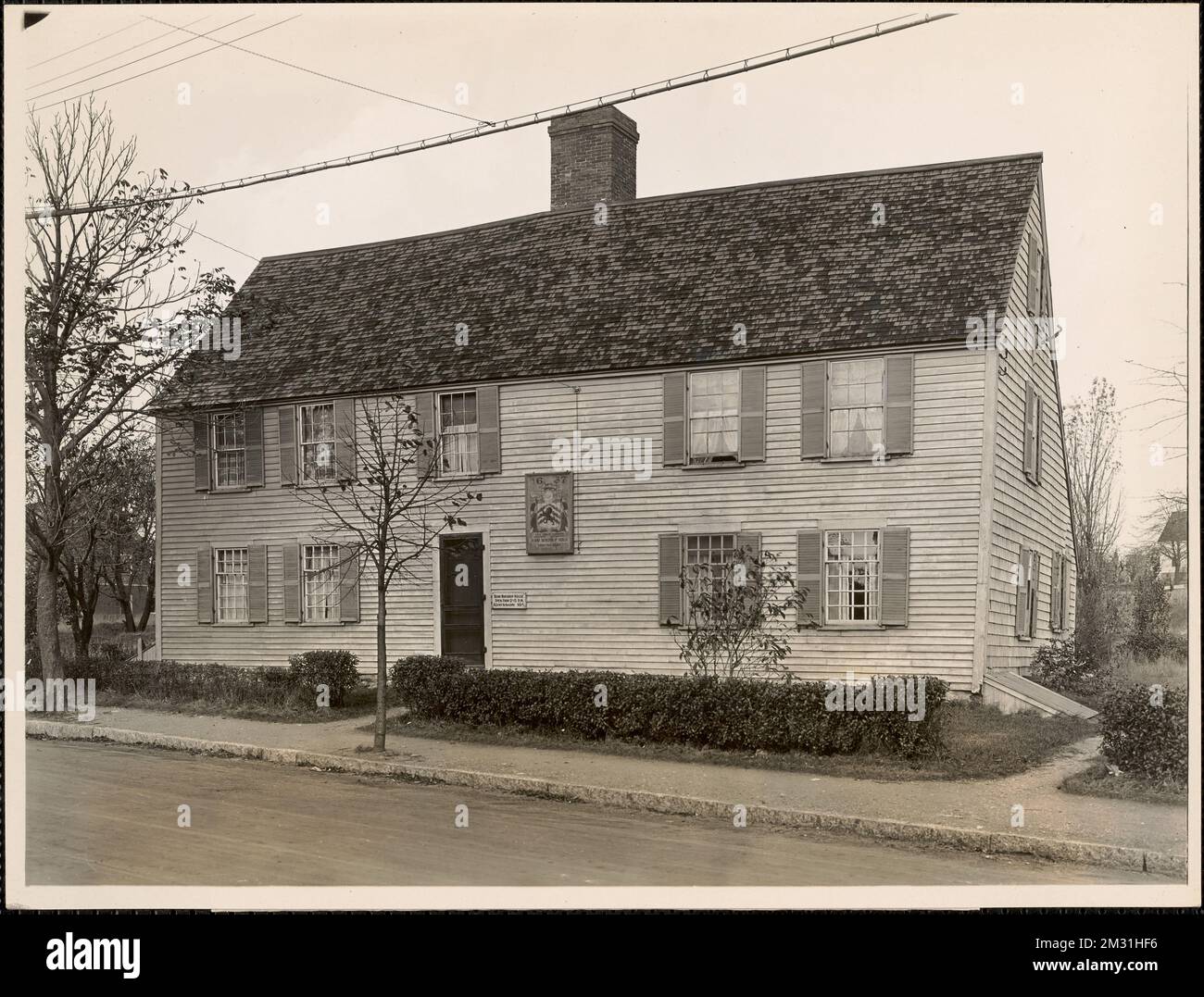 Front view Deane Winthrop House, Winthrop, Mass. , Houses, Historic buildings, Deane Winthrop