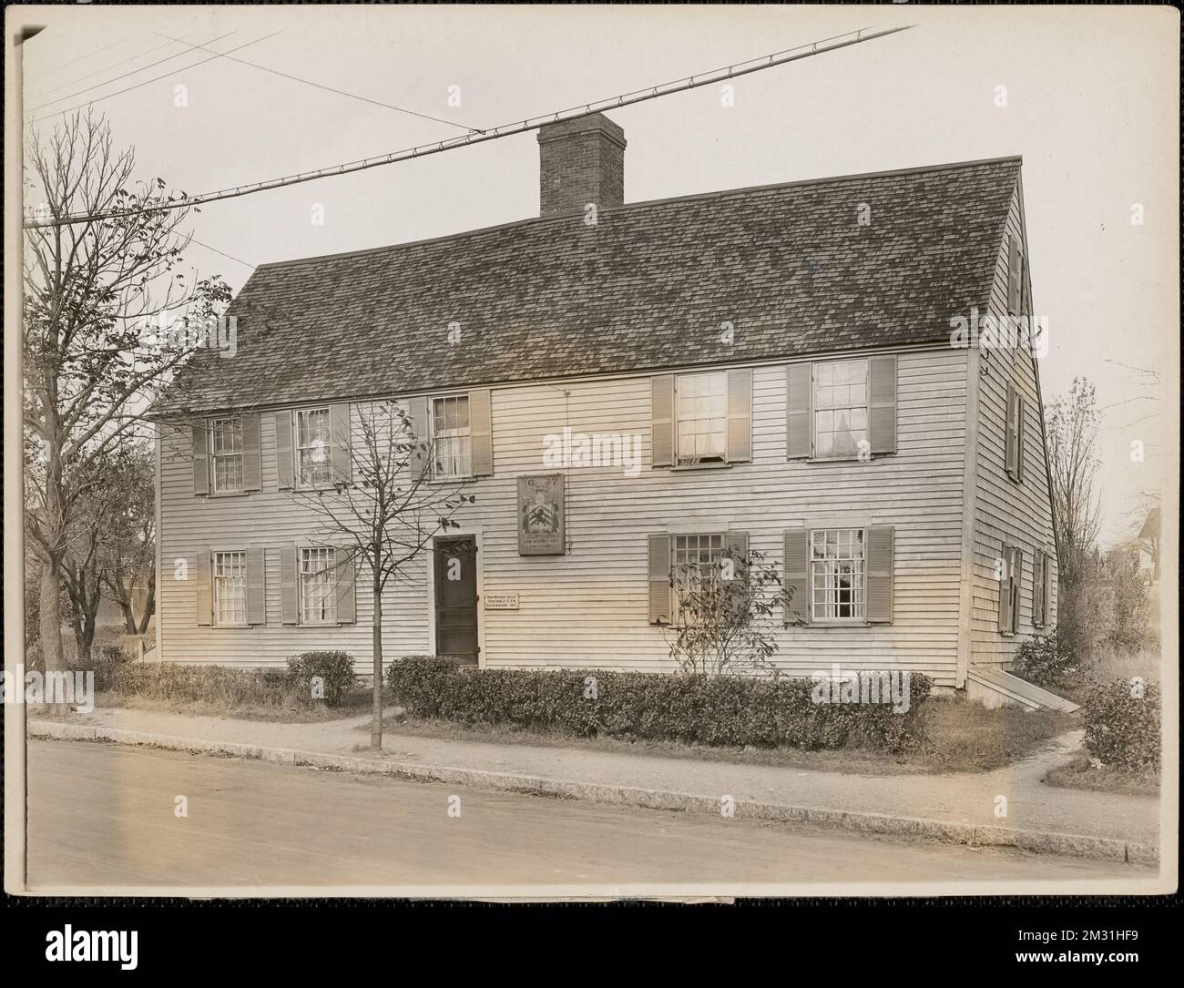 Front view Deane Winthrop House, Winthrop, Mass. , Houses, Historic buildings, Deane Winthrop