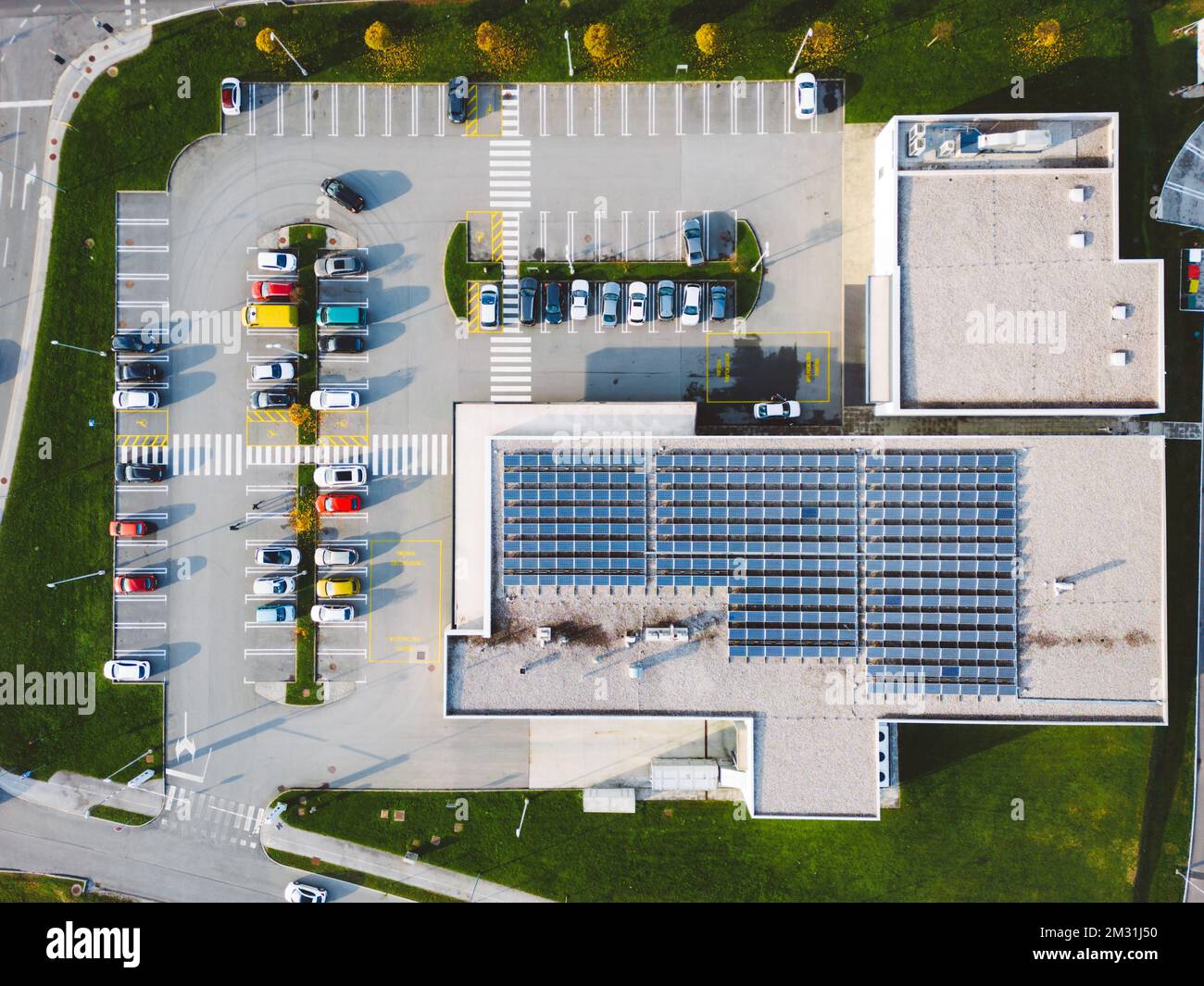 Top view parking lot design hi-res stock photography and images - Alamy