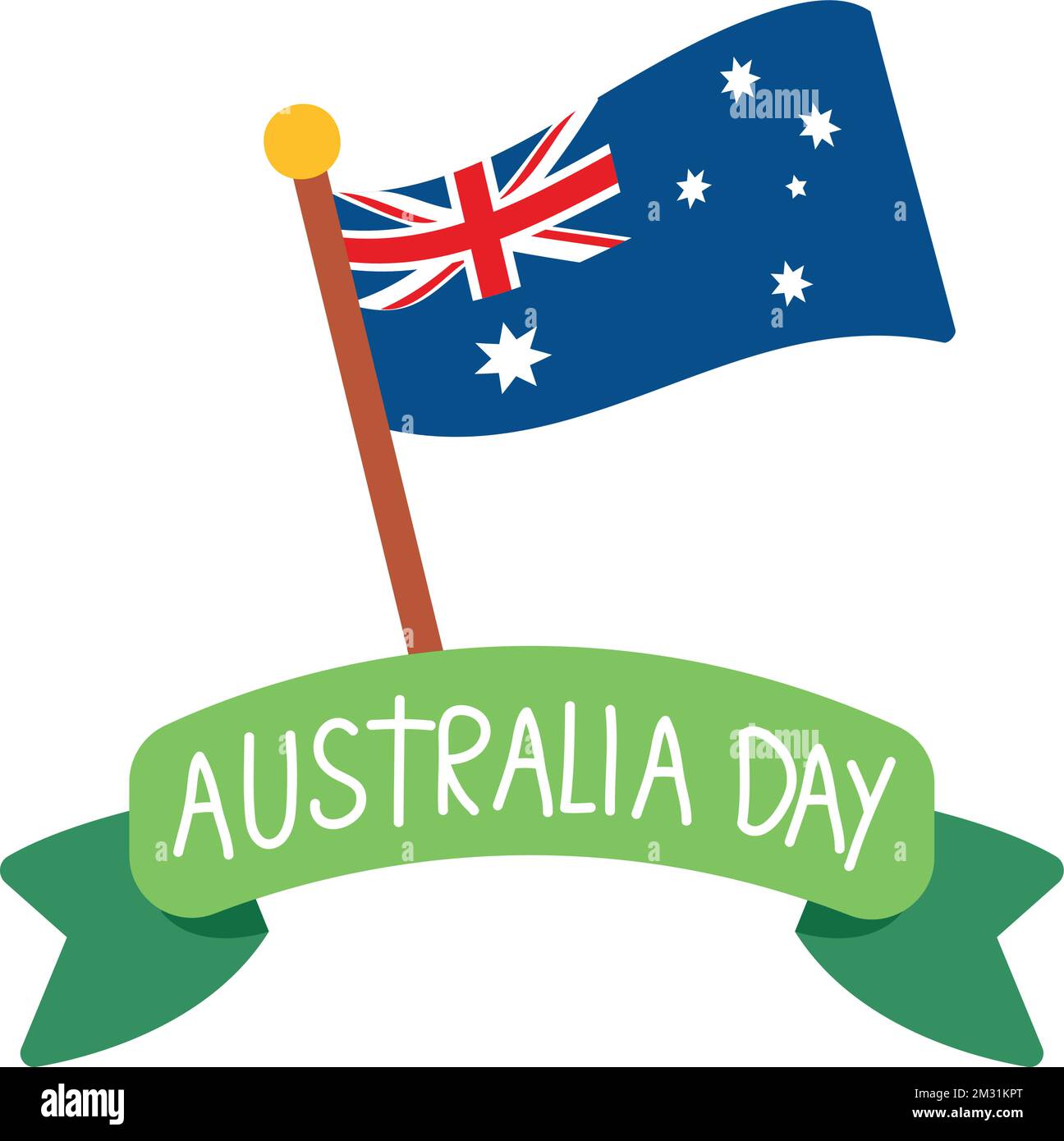 australia day flag Stock Vector Image & Art - Alamy