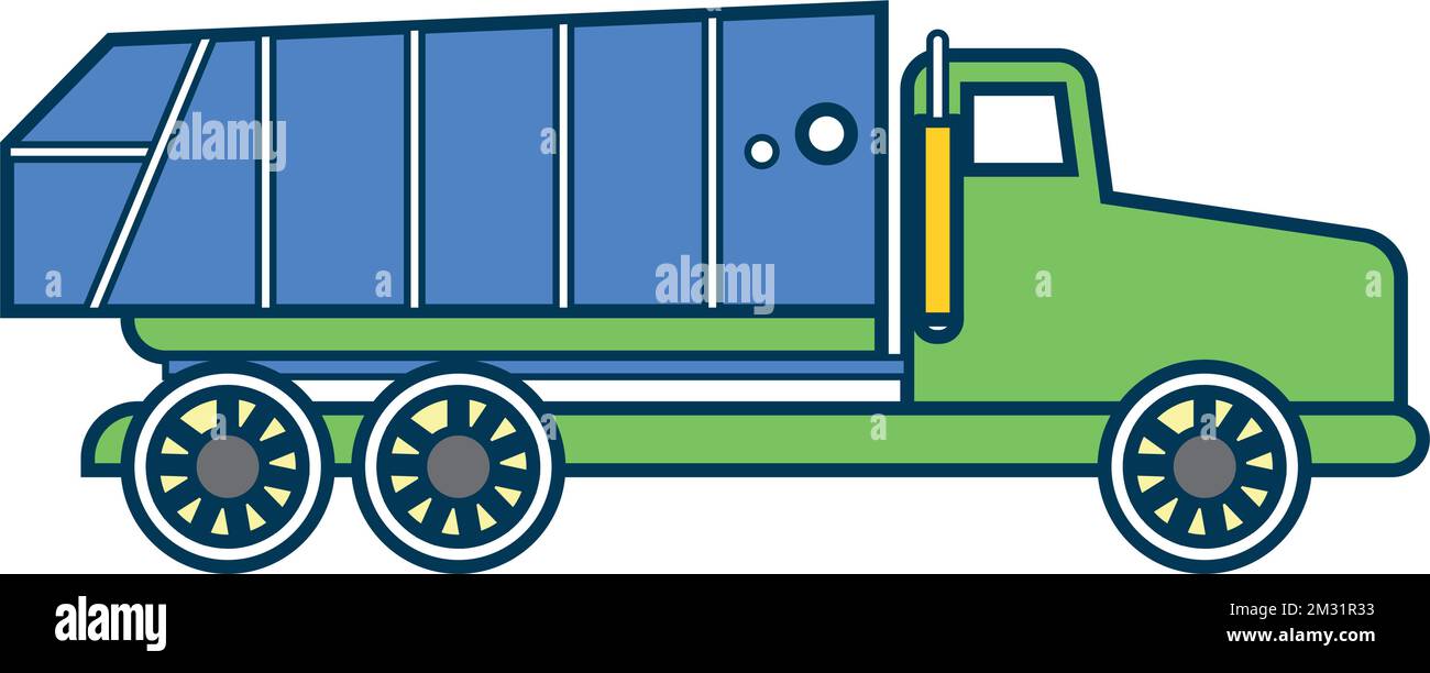 Isolated children truck toy icon Vector Stock Vector Image & Art - Alamy