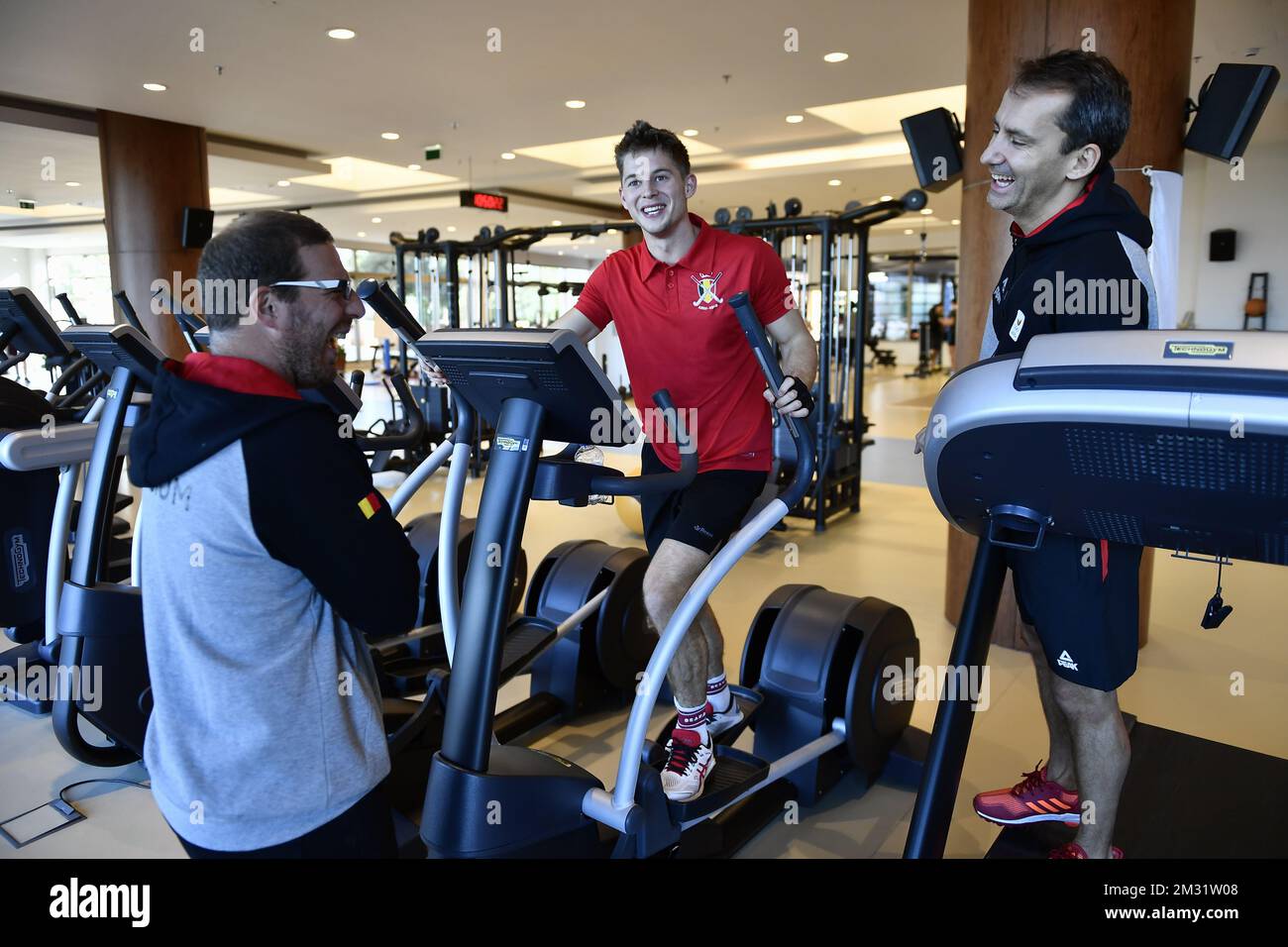 Doctor Jean Francois Kaux, Victor Wegnez and Julien Rysman pictured ...