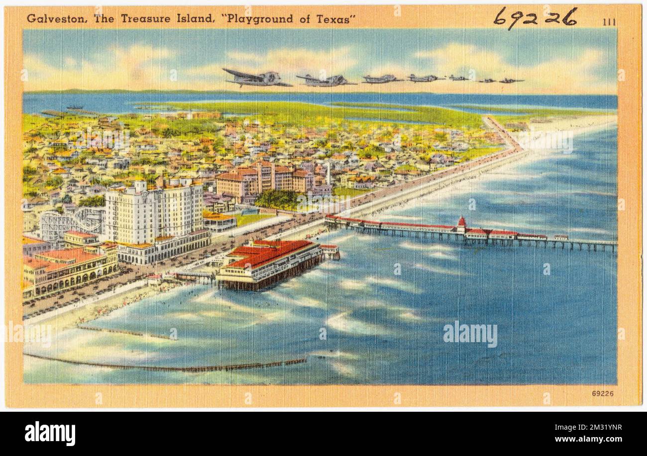 Galveston, the treasure island, 'Playground of Texas' , Cities & towns ...