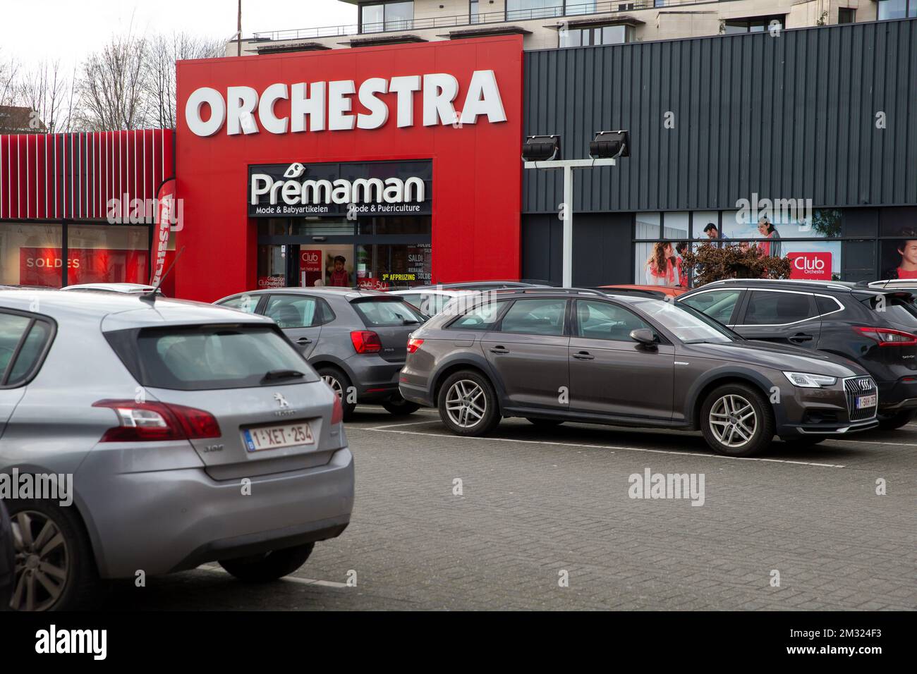 Illustration shows Orchestra shop in Brussels, Wednesday 15 January 2020.  Orchestra-Premaman is a French brand of child clothes from 0 to 14 years  old. The company announced earlier today they will close