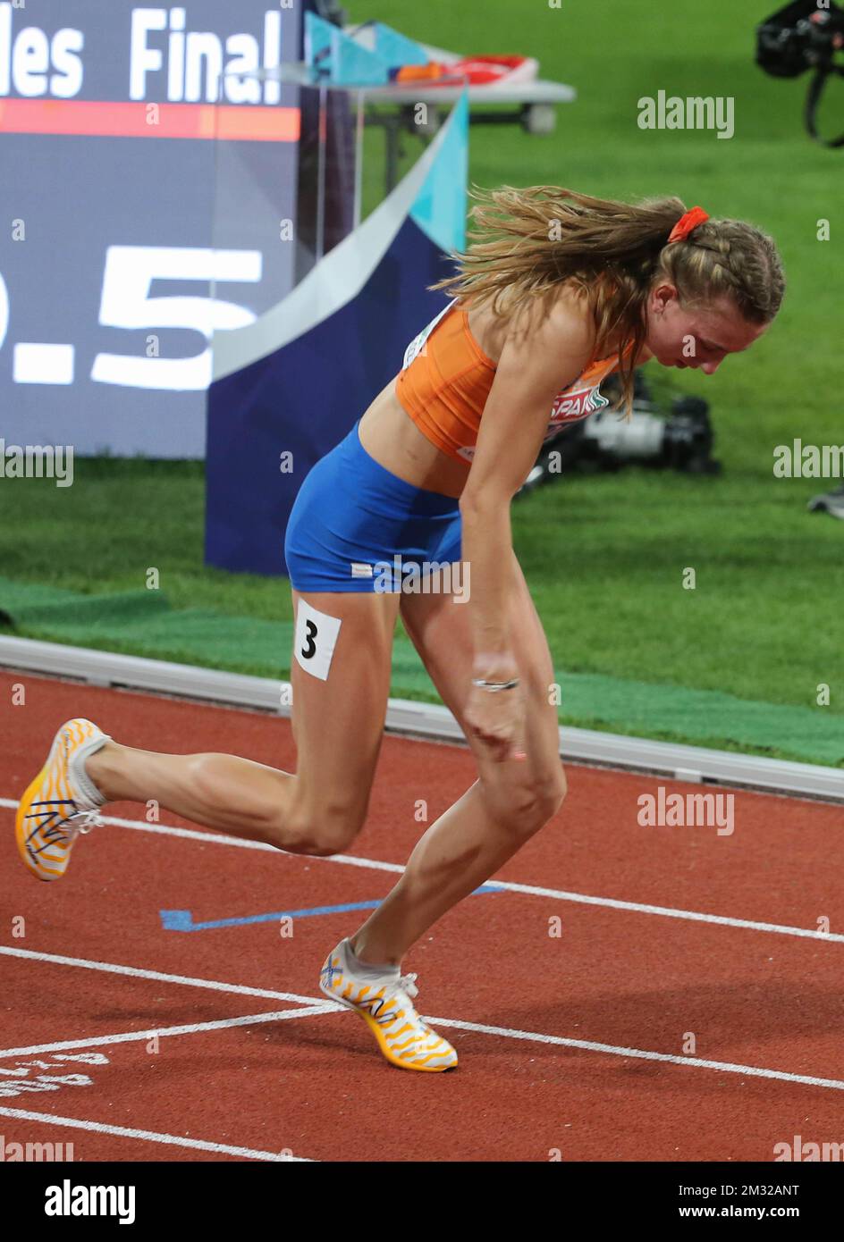 BOL Femke of Netherlands WOMEN'S 400M HURDLES FINAL during the European ...