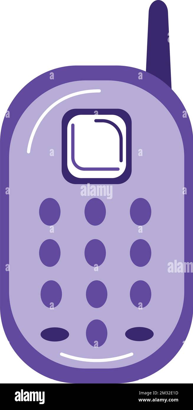 Isolated colored walkie talkie toy icon Vector Stock Vector