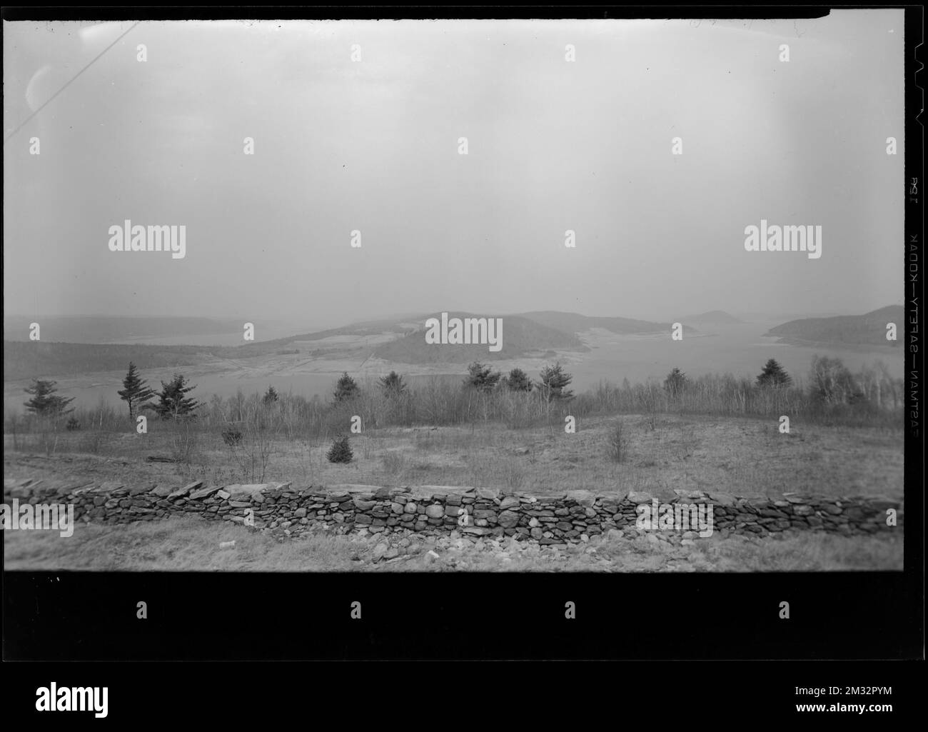 General view of Quabbin Reservoir from former Woods property, during