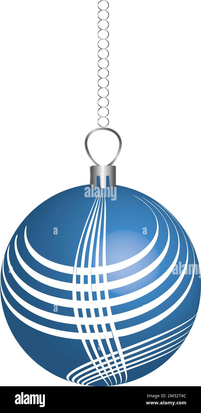 Isolated christmas ball realistic style icon Vector Stock Vector Image ...