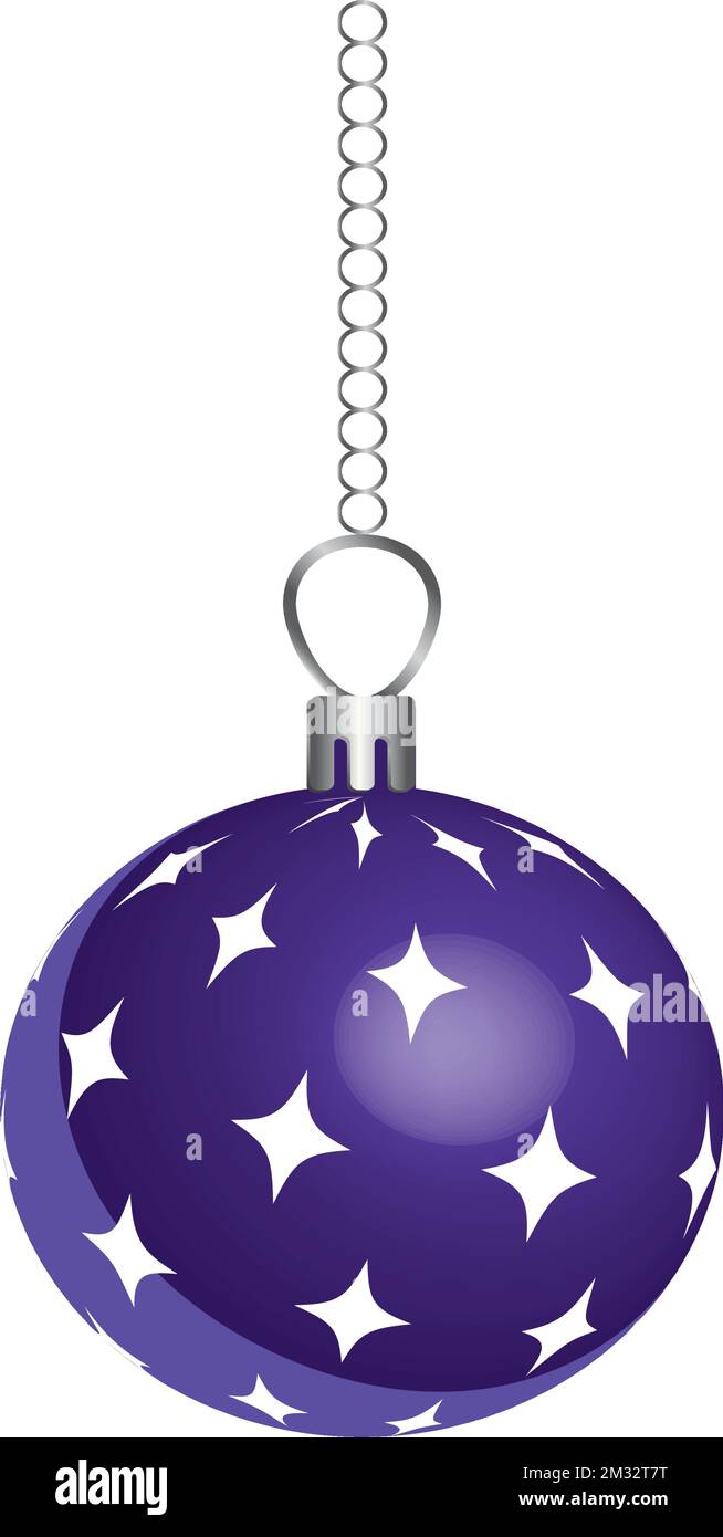 Isolated christmas ball realistic style icon Vector Stock Vector Image ...