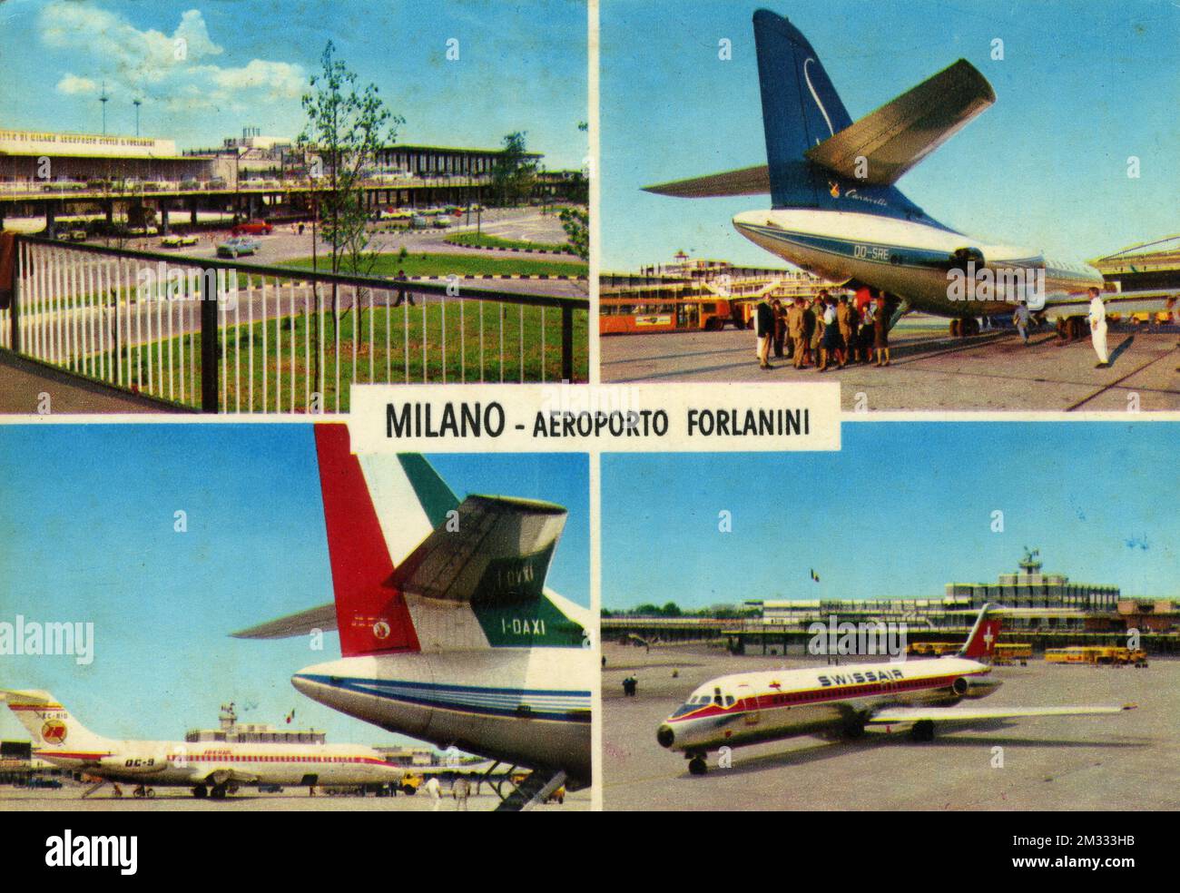 Aeroplani Aeroporto Milano Linate (2 Stock Photo Alamy
