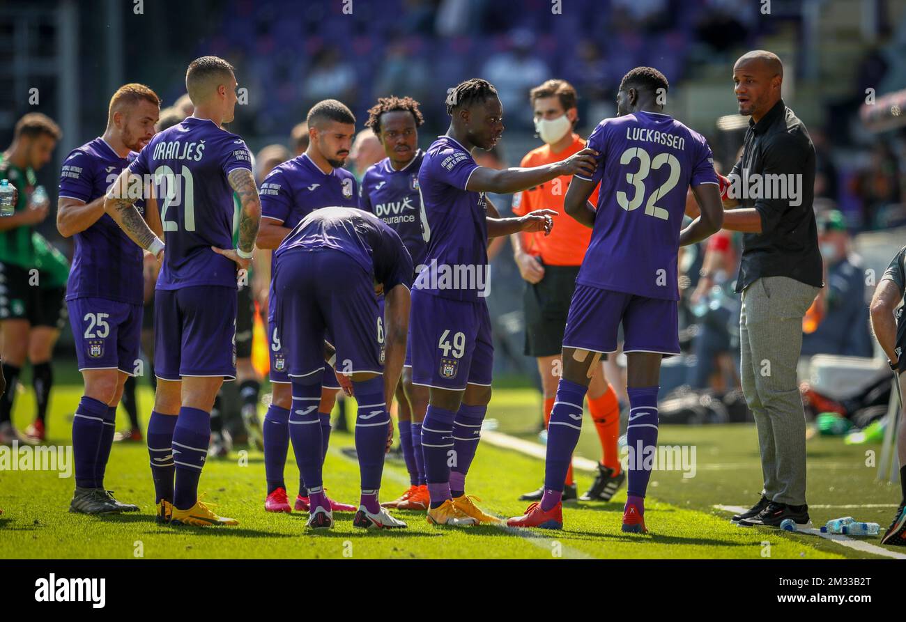 Vincent Kompany defender of Anderlecht during the Jupiler Pro