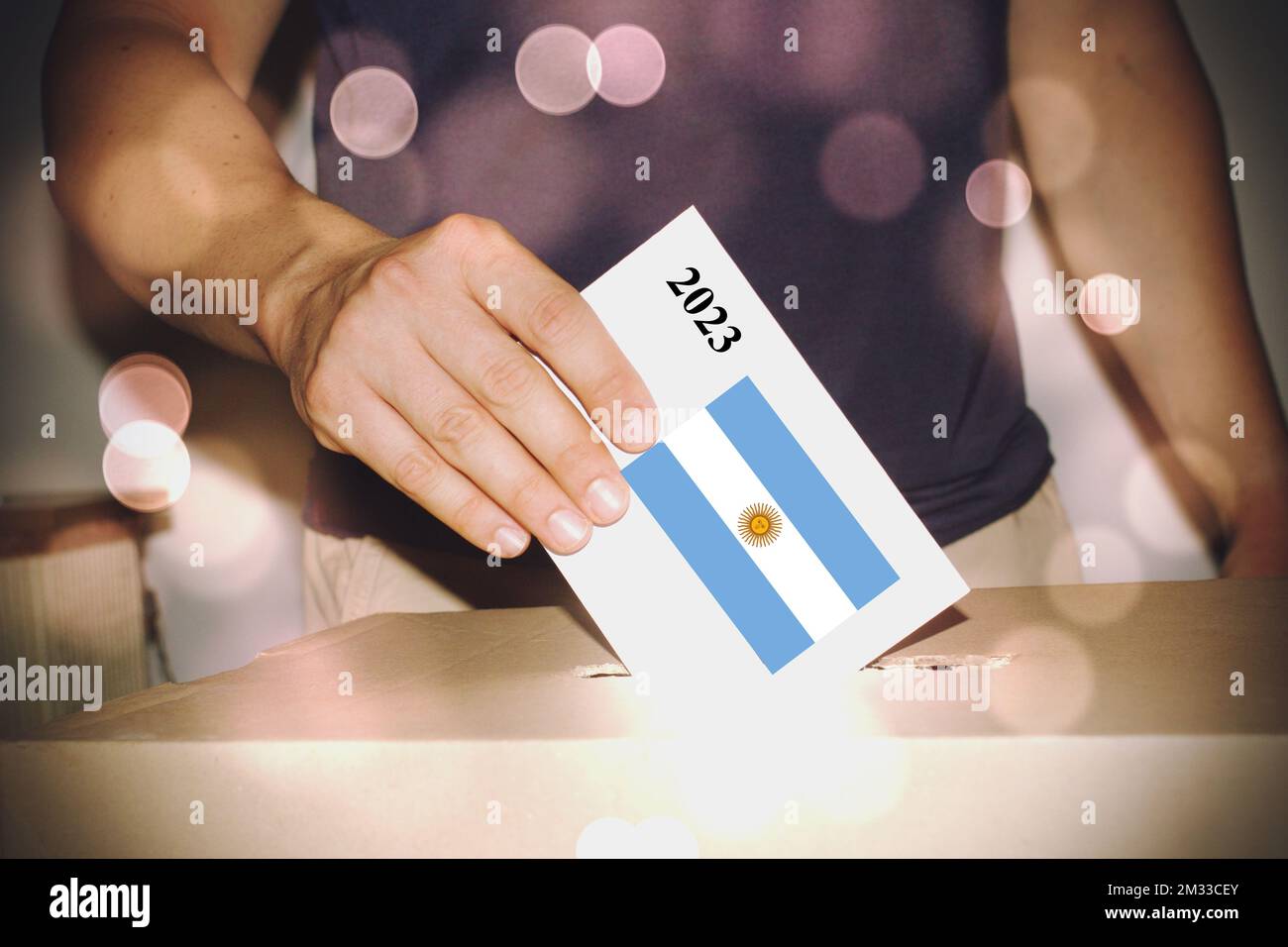 Argentina political election vote concept Stock Photo Alamy