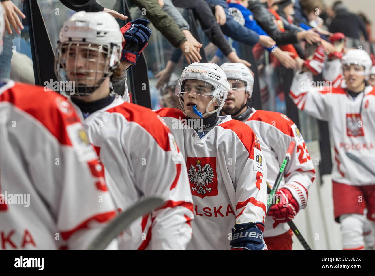 December 14, 2022, BYTOM BYTOM 14.12.2022.HOKEJ NA LODZIE ICE HOCKEY