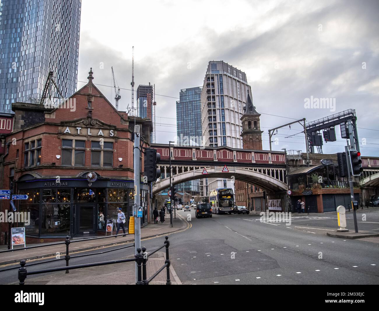 Manchester city bridges Stock Photo Alamy