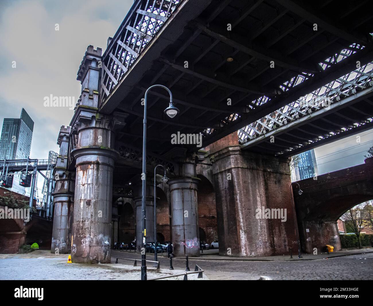 Manchester city bridges Stock Photo Alamy