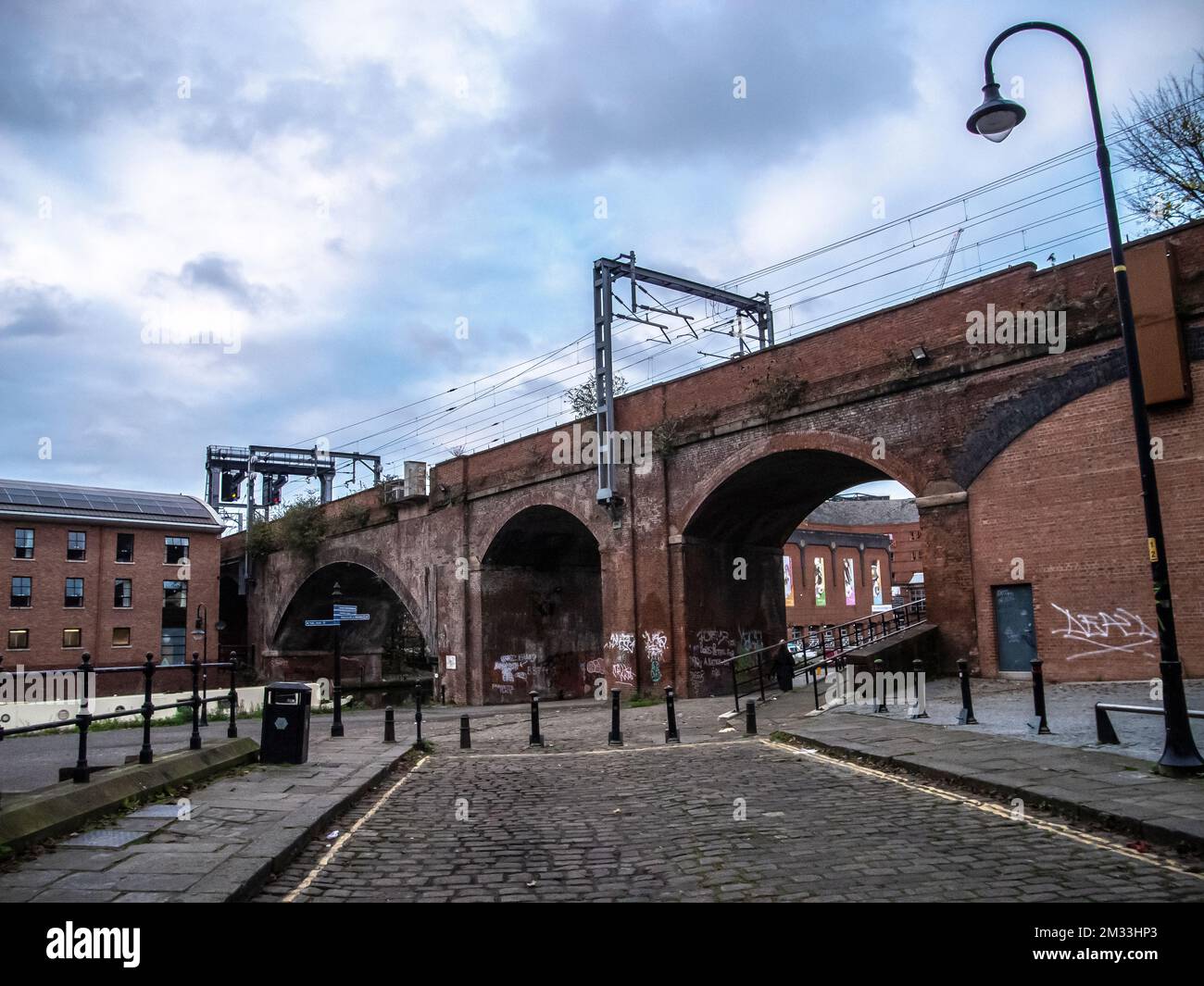 Manchester city bridges Stock Photo Alamy