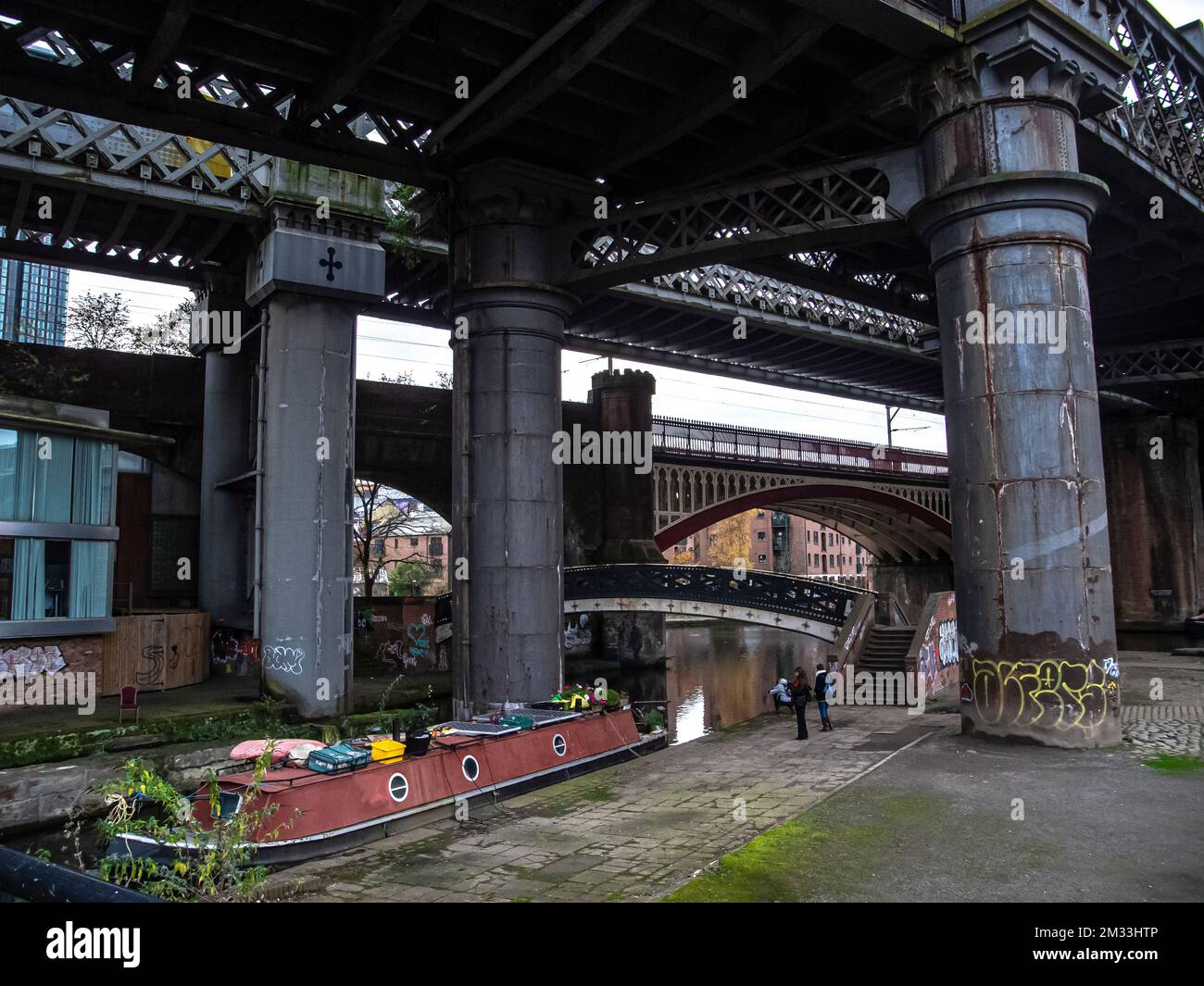 Manchester city bridges Stock Photo Alamy
